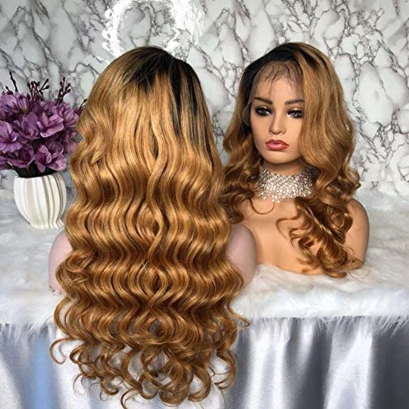 Ombre Lace Front 100% Brazilian Human Hair Wig main image 5